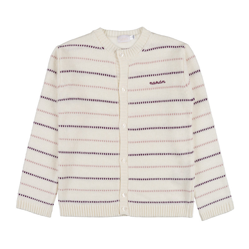 Cardigan bianco in maglia - Nanan official