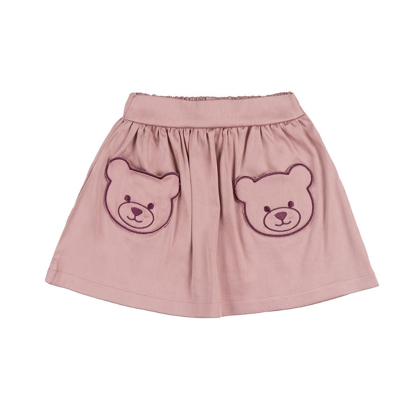 Gonna rosa con tasche orsetto - Nanan official
