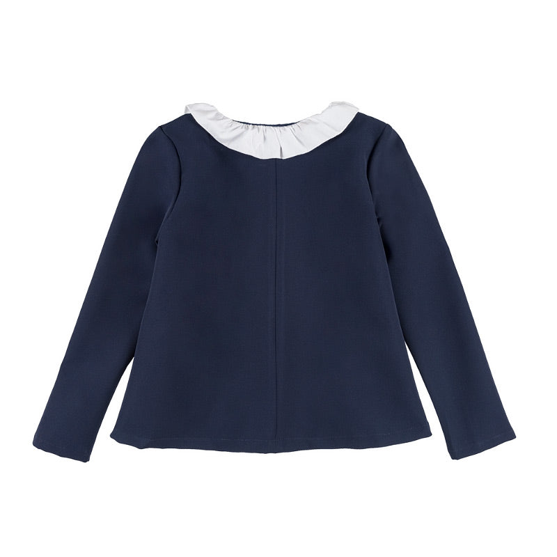 Blusa blu aperta davanti - Nanan official