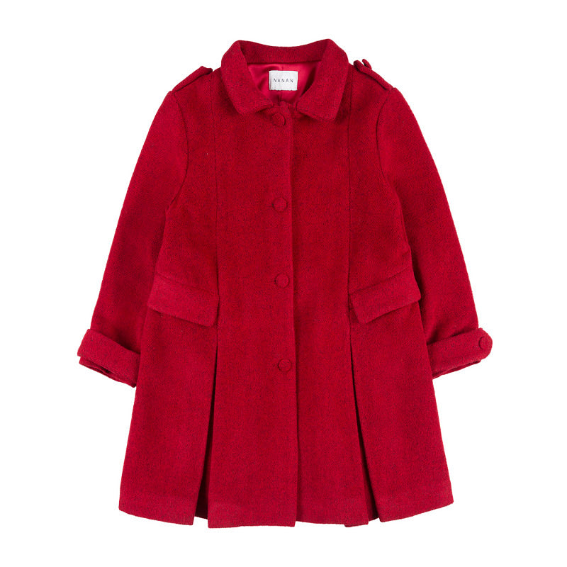 Cappotto in panno rosso - Nanan official