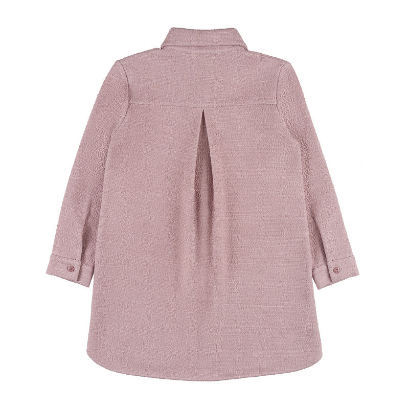 Abito a camicia rosa in boucle - Nanan official