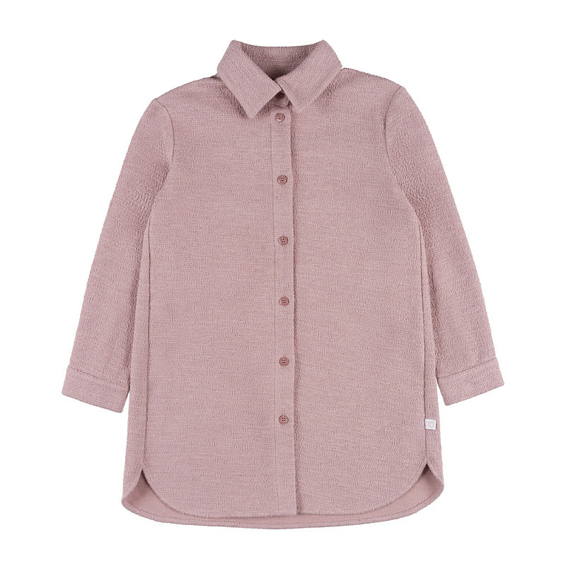 Abito a camicia rosa in boucle - Nanan official