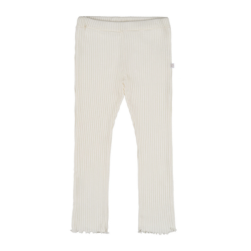 Leggings bianco a coste - Nanan official