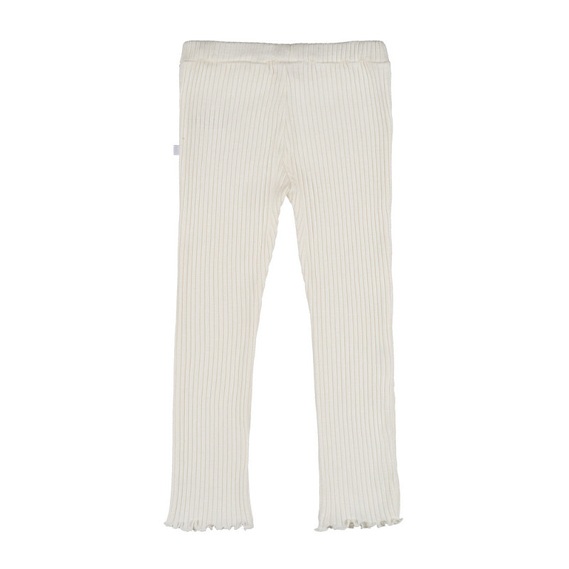 Leggings bianco a coste - Nanan official