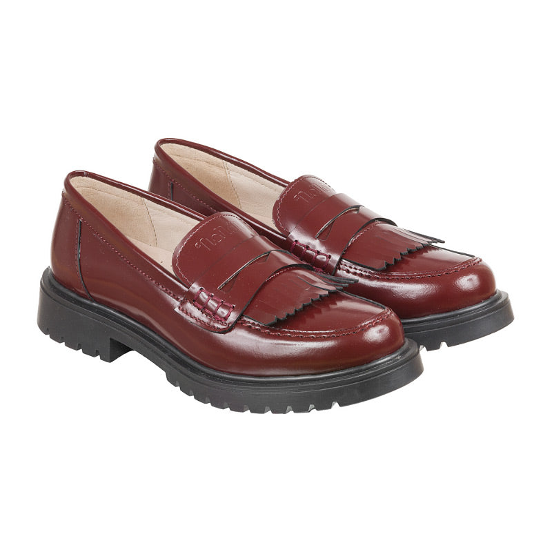 Mocassino rosso con frange - Nanan official