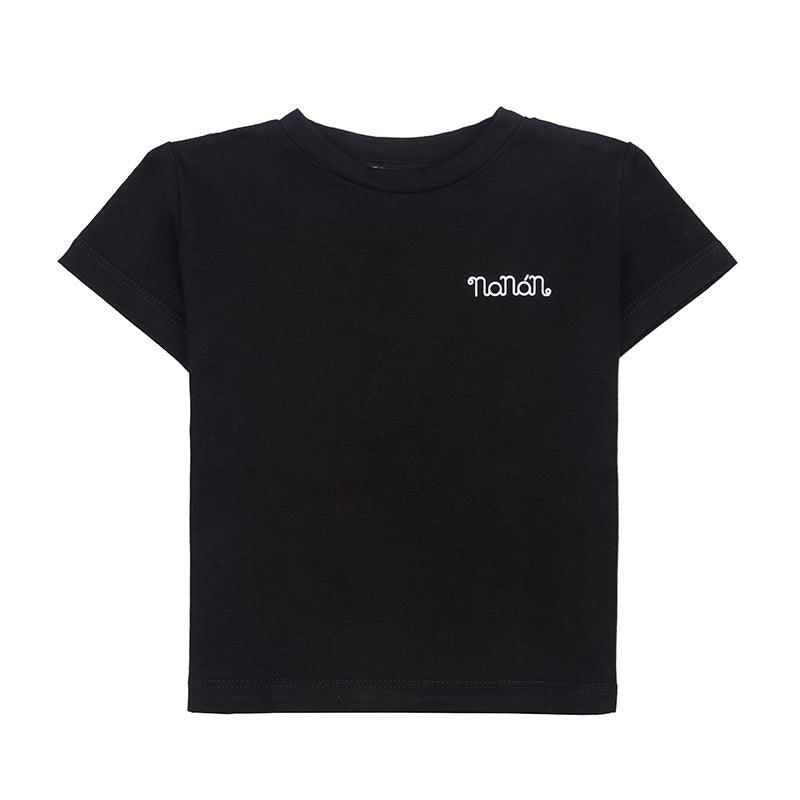 T-shirt Manica Corta Nera - Nanan official