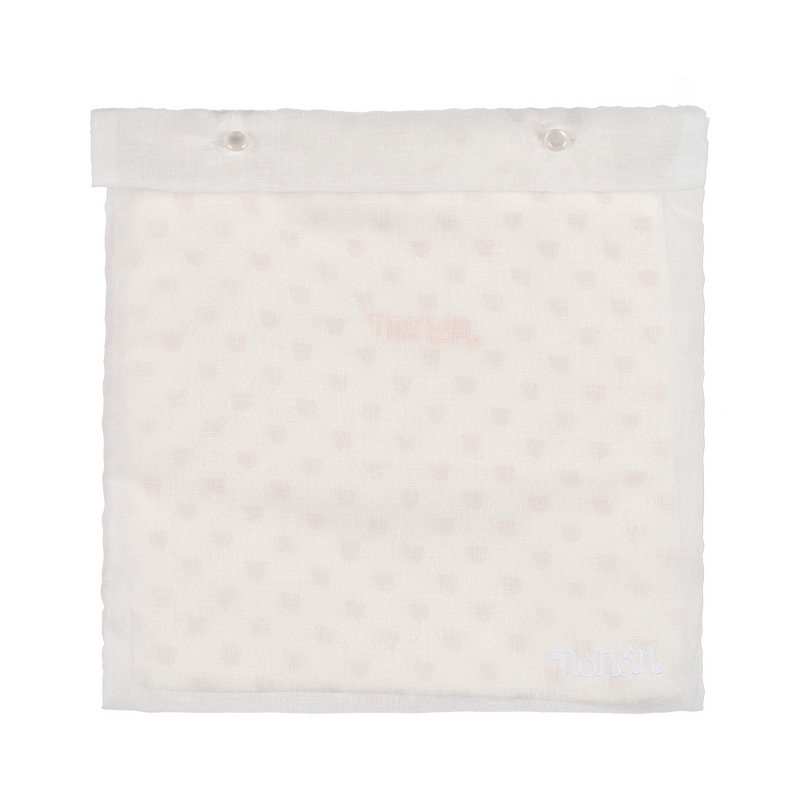 Mussola all over rosa 120x120 cm - Nanan official