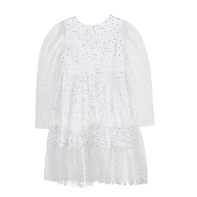 Abito full strass bianco - Nanan official