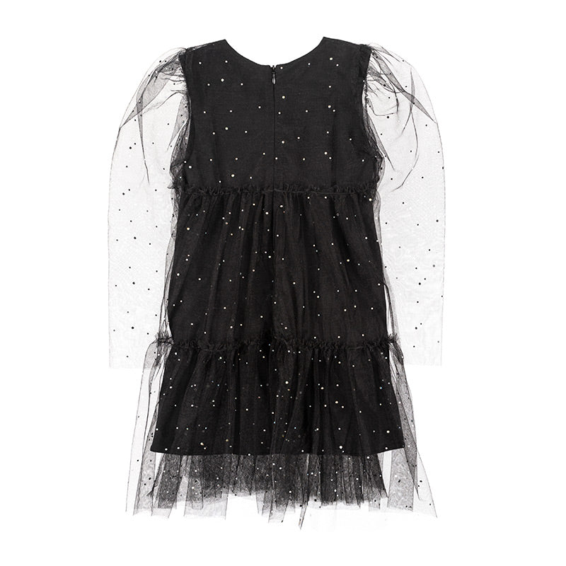 Abito full strass nero - Nanan official