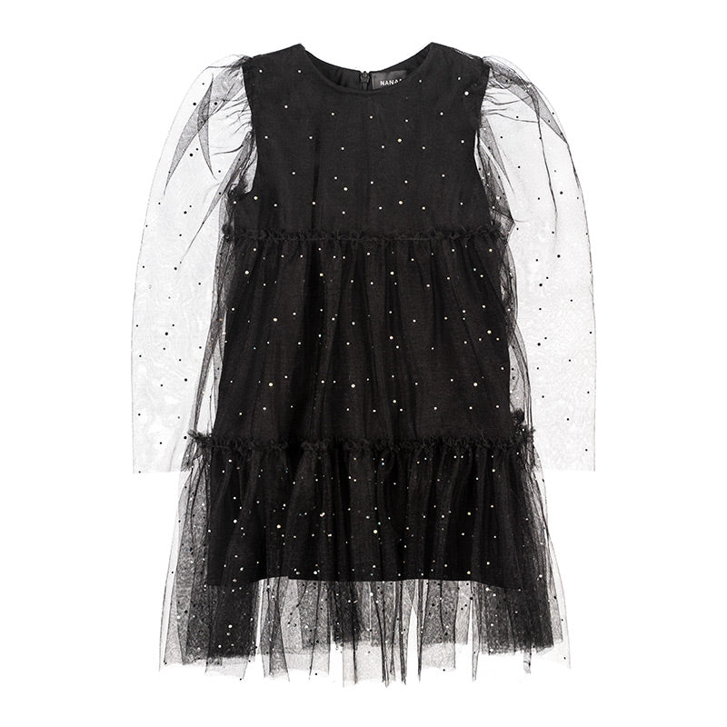 Abito full strass nero - Nanan official