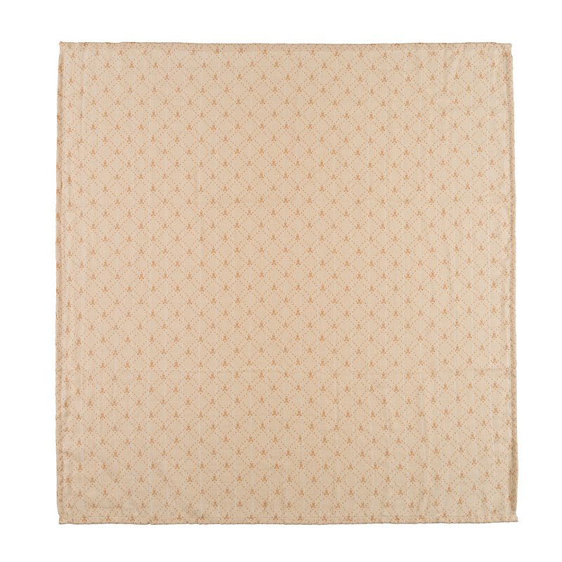 Mussola all over lettering 80x80 beige - Nanan official