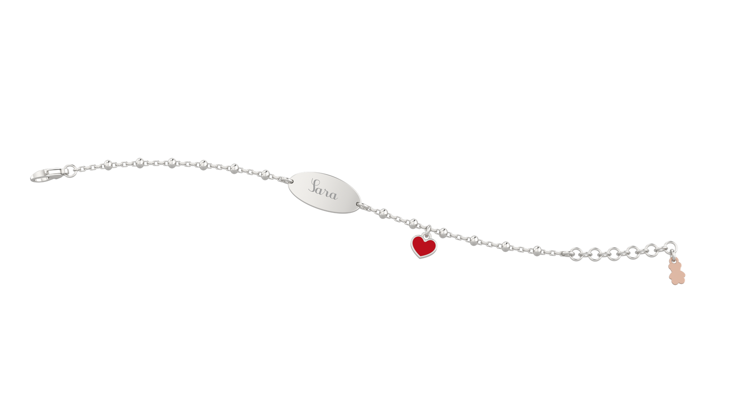 Bracciale Con Targhetta BimBo Arg 925 - Nanan official