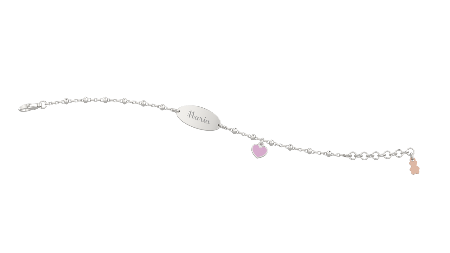 Bracciale Con Targhetta BimBo Arg 925 - Nanan official