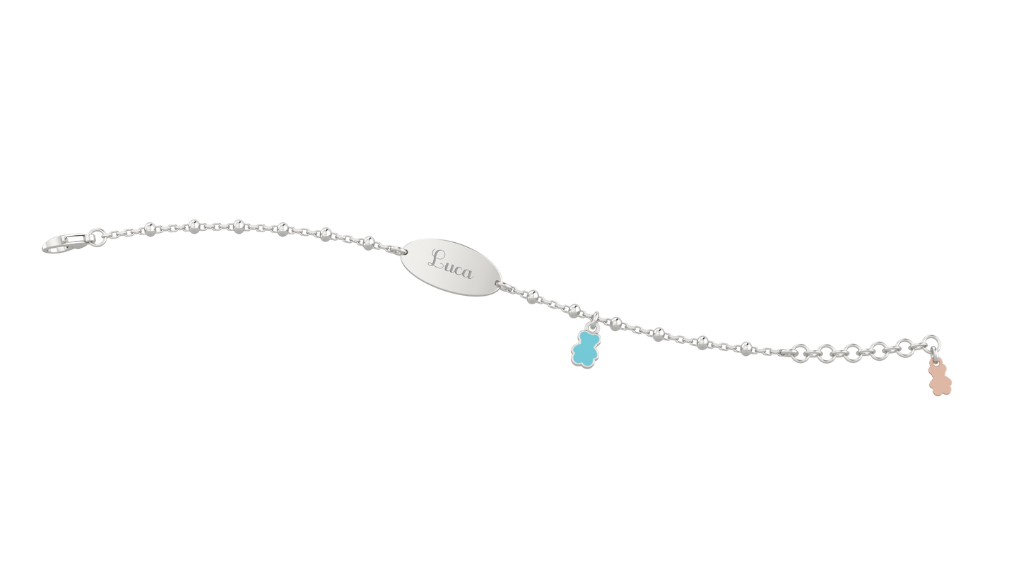 Bracciale Con Targhetta BimBo Arg 925 - Nanan official