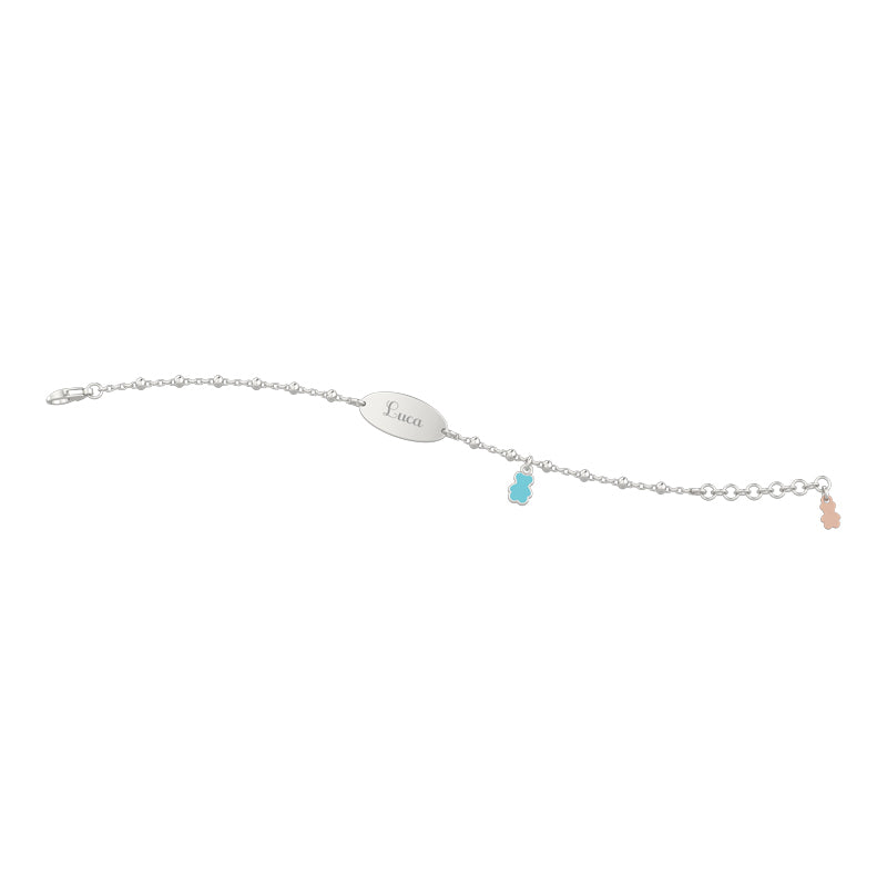 Bracciale Con Targhetta BimBo Arg 925 - Nanan official