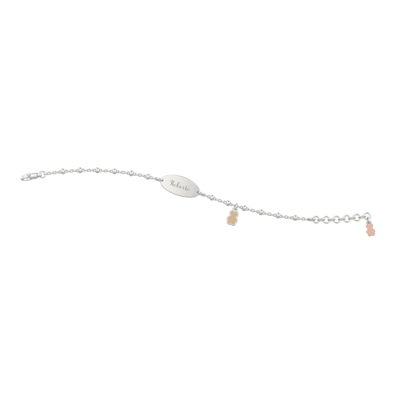 Bracciale Con Targhetta BimBo Arg 925 - Nanan official