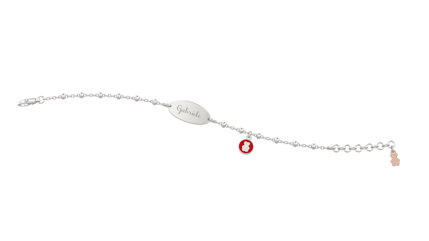 Bracciale Con Targhetta BimBo Arg 925 - Nanan official