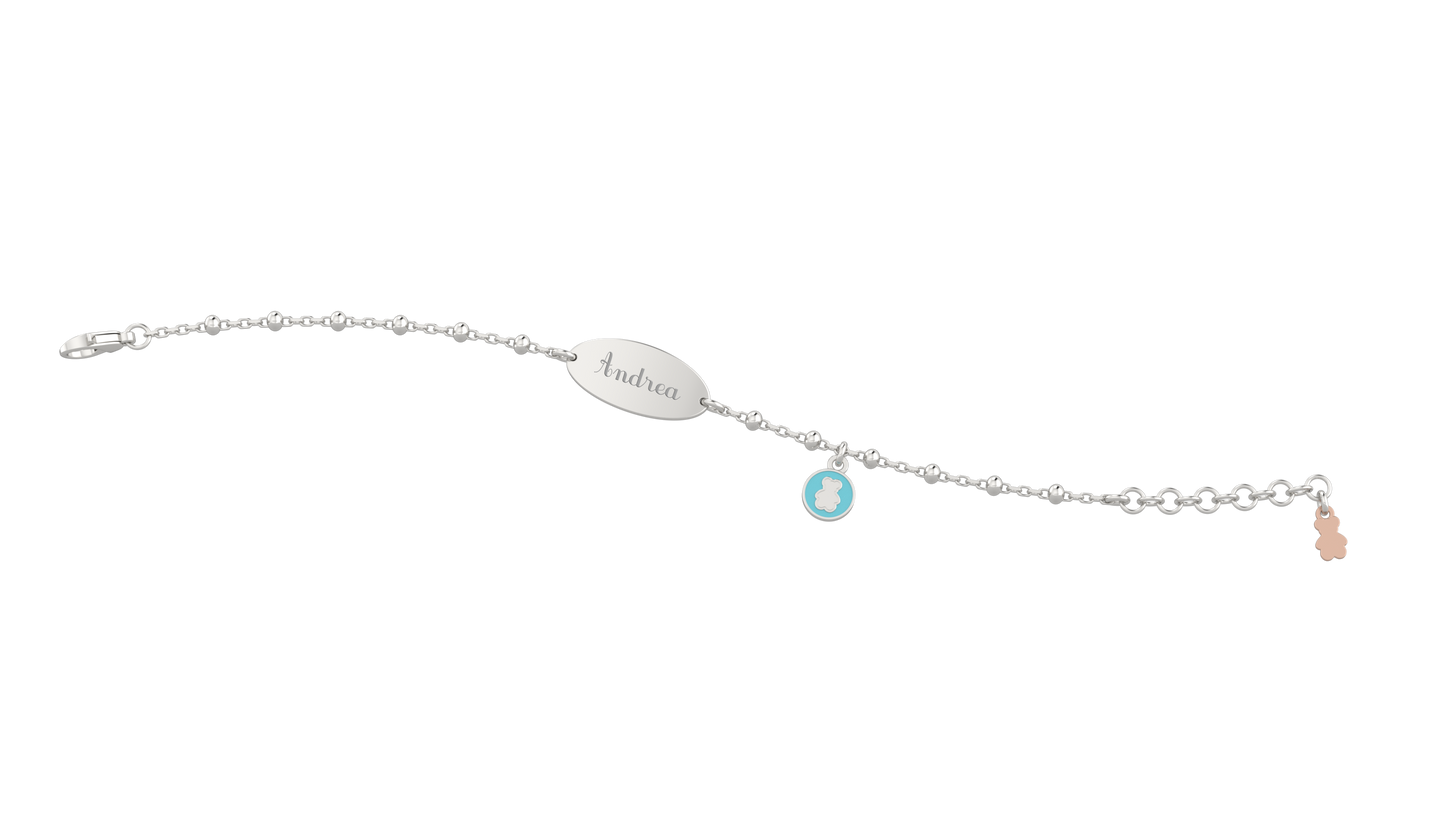 Bracciale Con Targhetta BimBo Arg 925 - Nanan official
