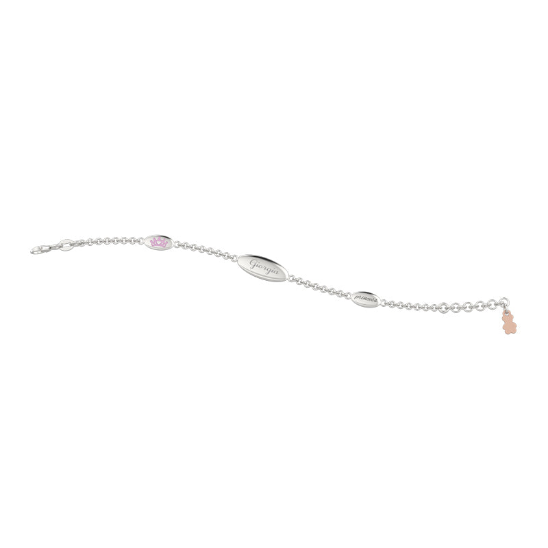 Bracciale Con Targhetta BimBo Arg 925 - Nanan official