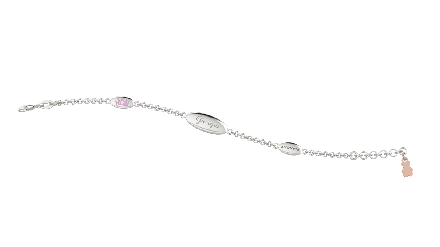 Bracciale Con Targhetta BimBo Arg 925 - Nanan official