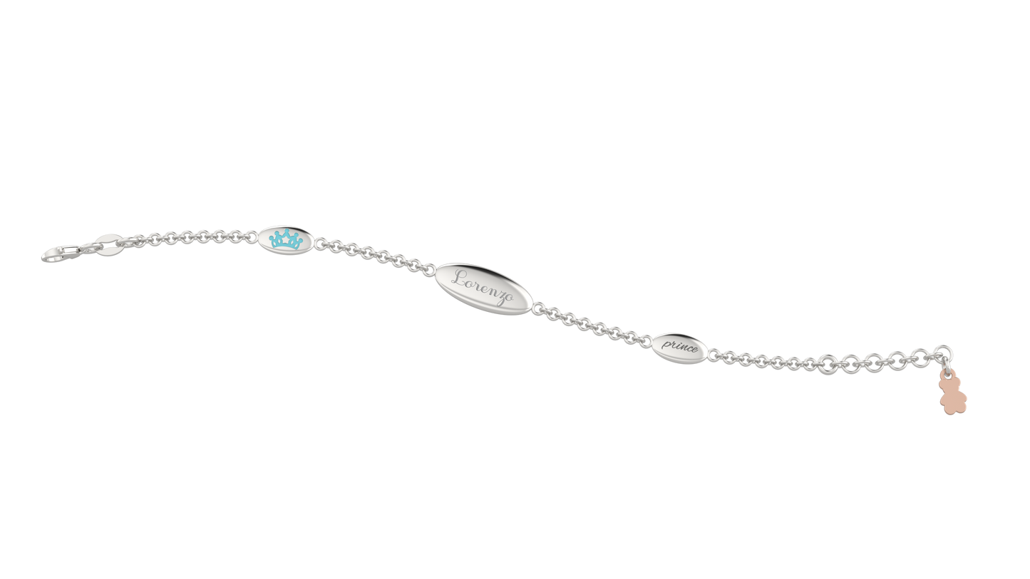 Bracciale Con Targhetta BimBo Arg 925 - Nanan official