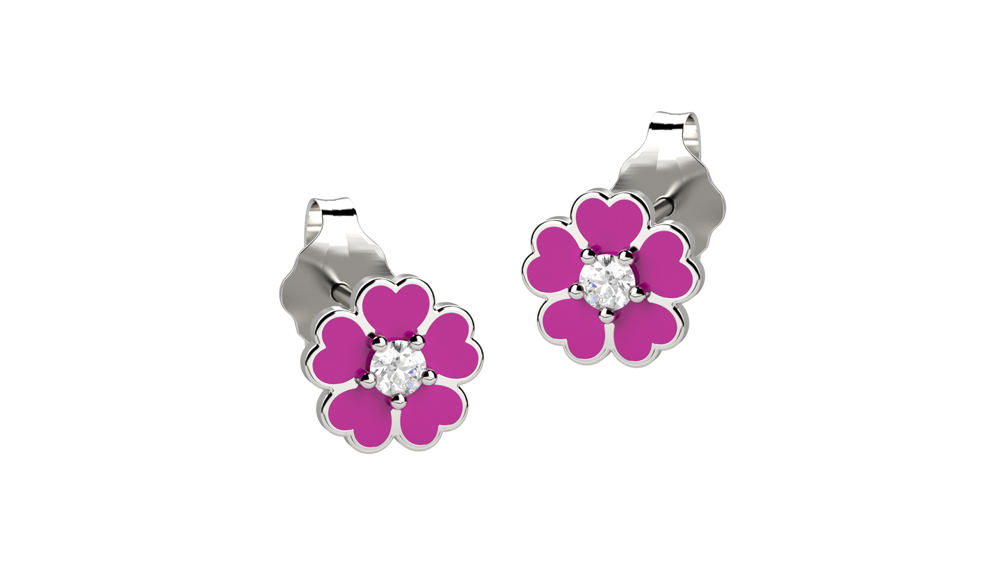 Orecchino Fiore Ag 925 - Nanan official