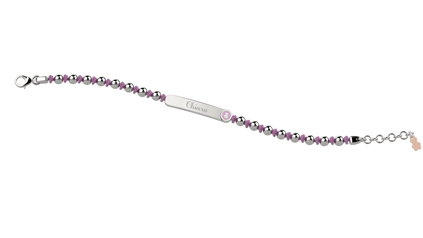 Bracciale Bolas Targhetta Arg 925 - Nanan official