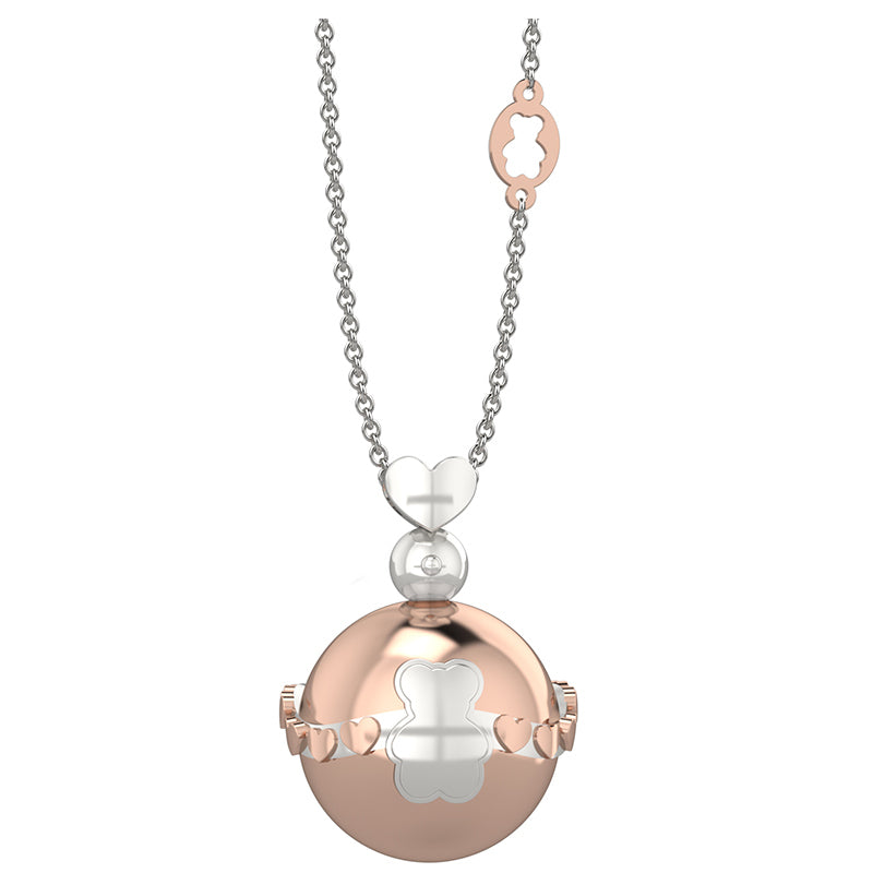 Pendente Ag 925 Con Bolas Rosa In Metallo - Orso - Nanan official