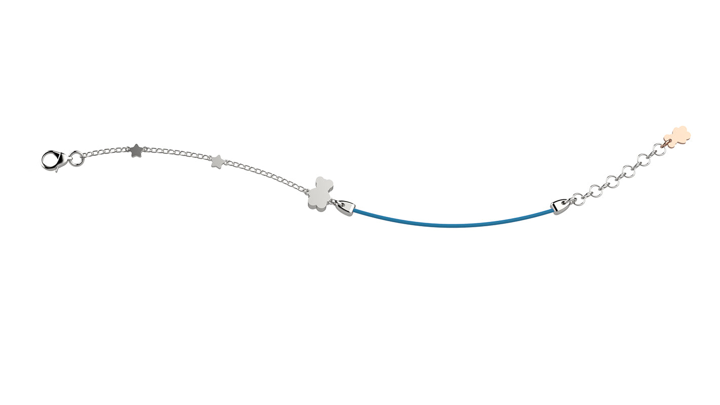 Bracciale Argento 925 - Col Azzurro - Nanan official