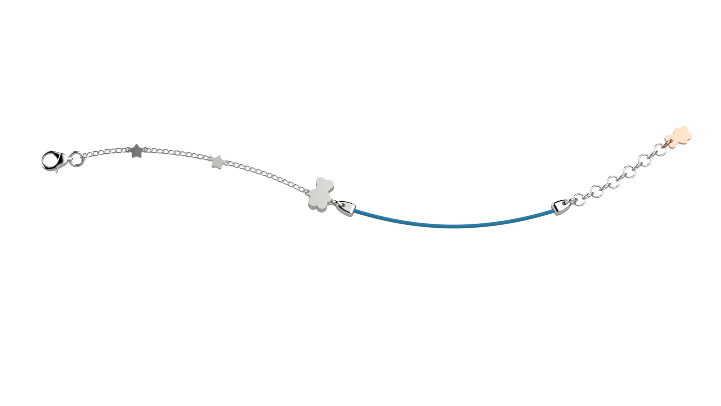 Bracciale Argento 925 - Col Azzurro - Nanan official