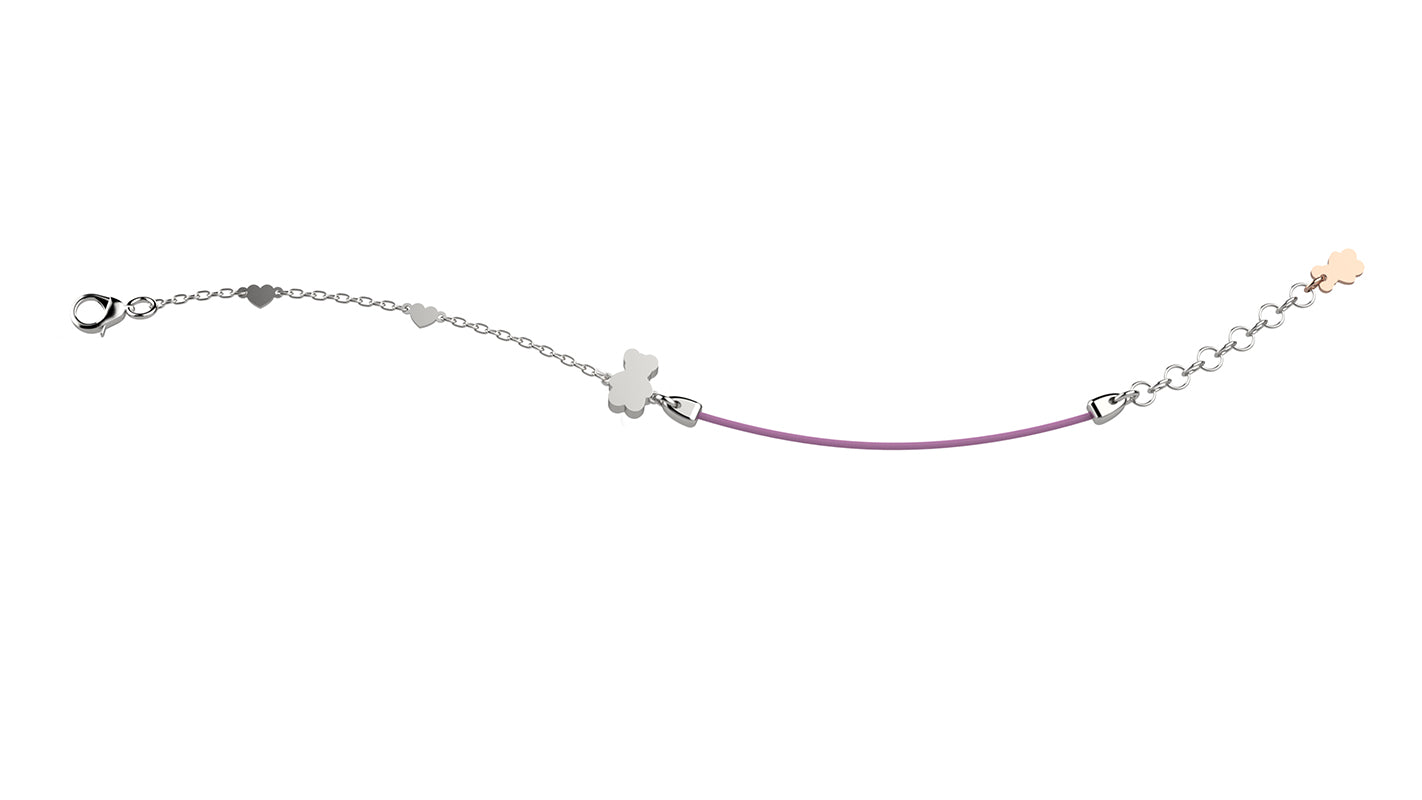 Bracciale Argento 925 - Col Lilla - Nanan official