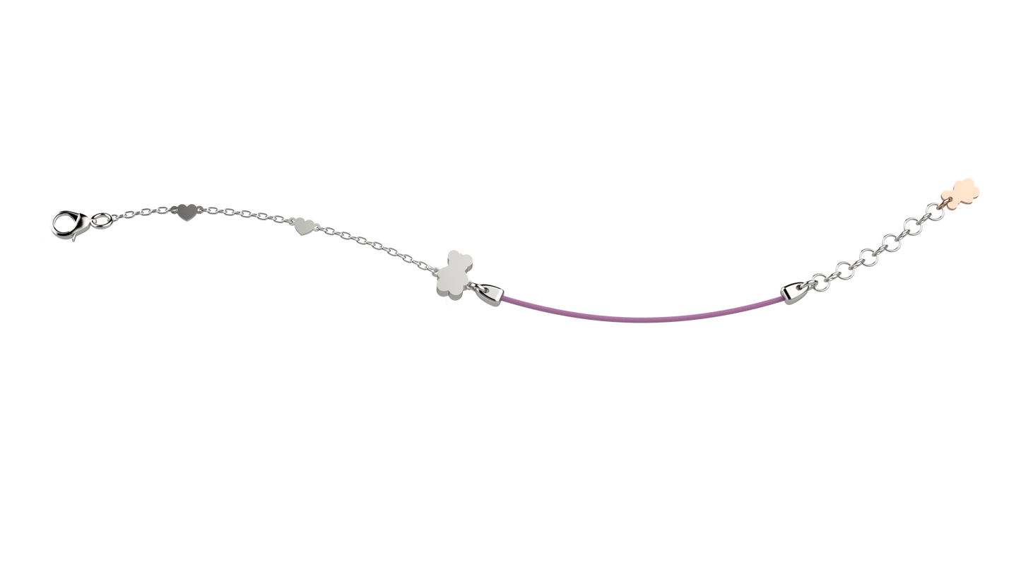 Bracciale Argento 925 - Col Lilla - Nanan official