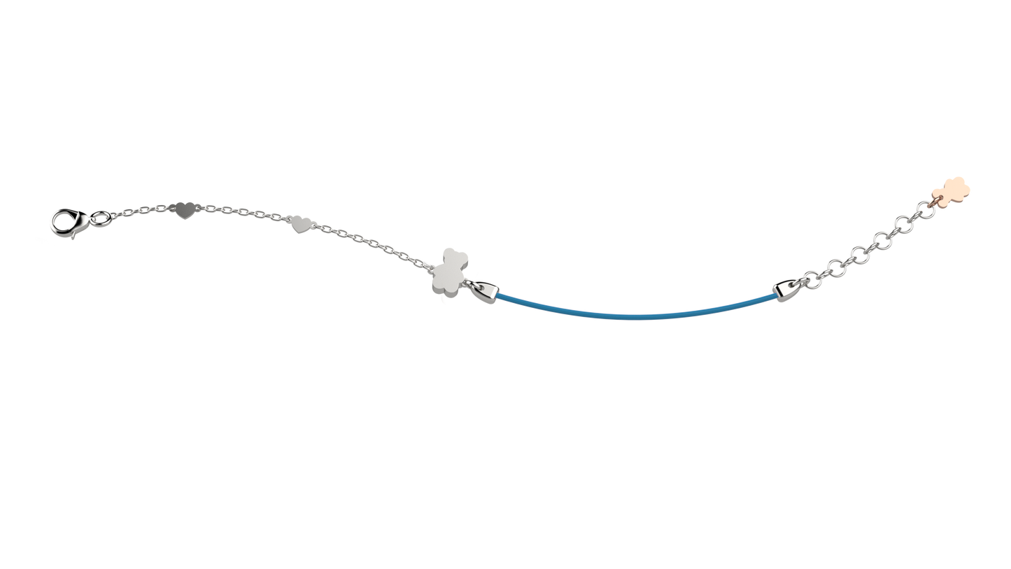 Bracciale Argento 925 - Col Azzurro - Nanan official