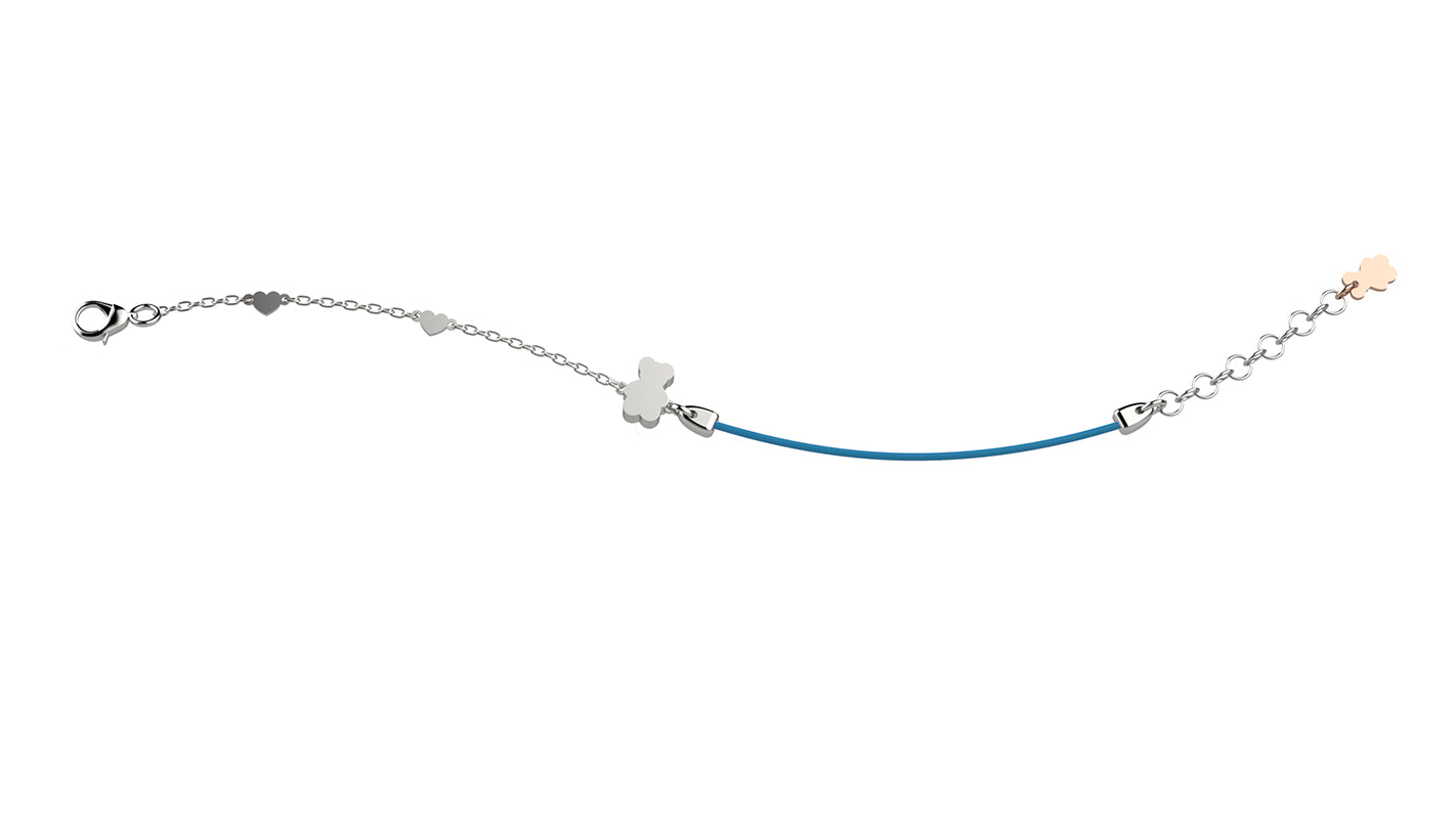 Bracciale Argento 925 - Col Azzurro - Nanan official
