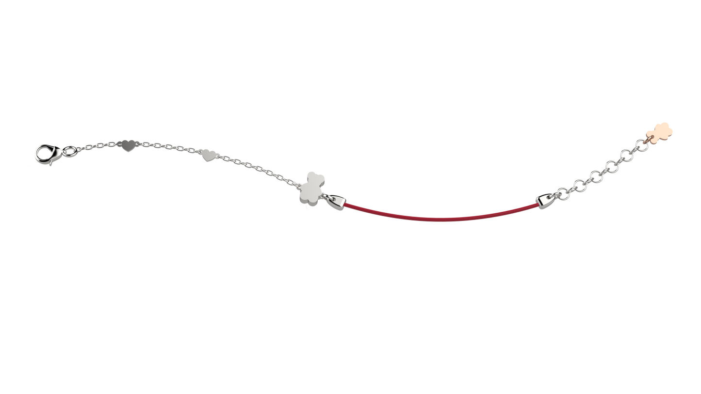 Bracciale Argento 925 - Col Rosso - Nanan official