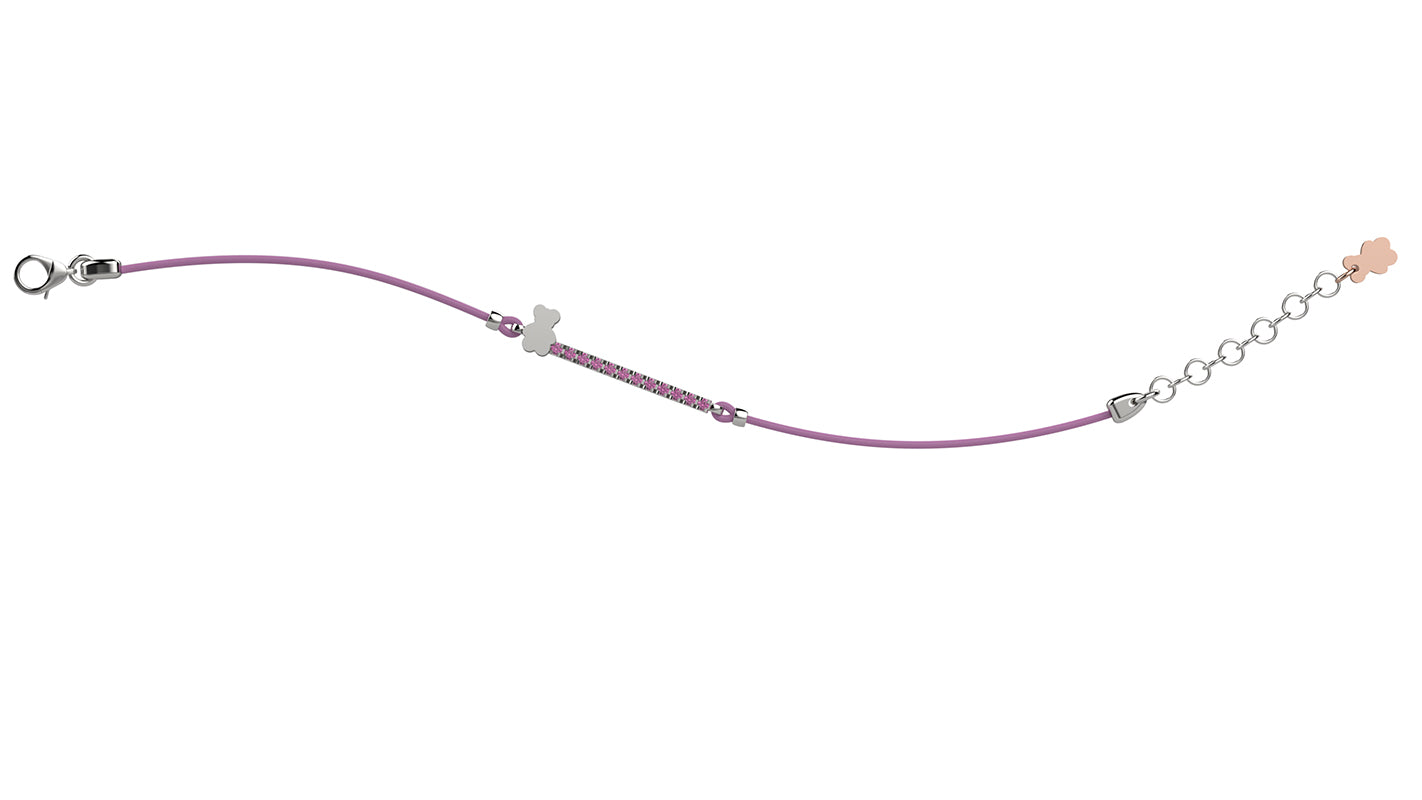 Bracciale Argento 925 - Col Lilla - Nanan official
