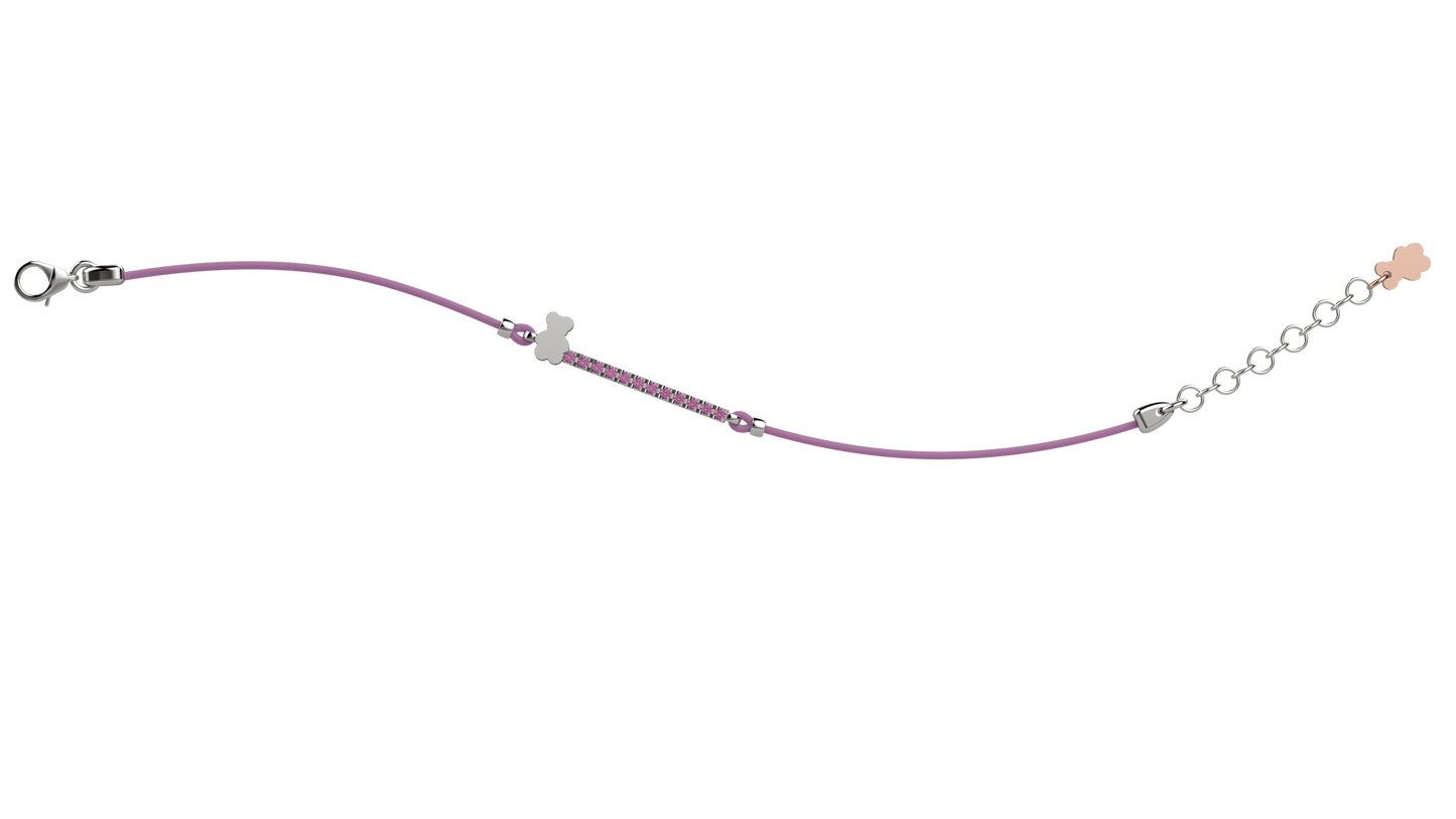Bracciale Argento 925 - Col Lilla - Nanan official
