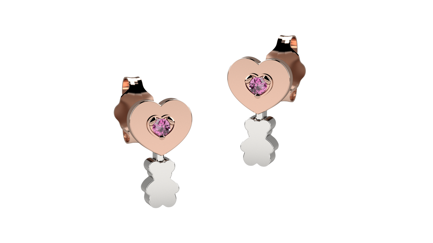 Orecchini Argento 925 - Cuore - Nanan official