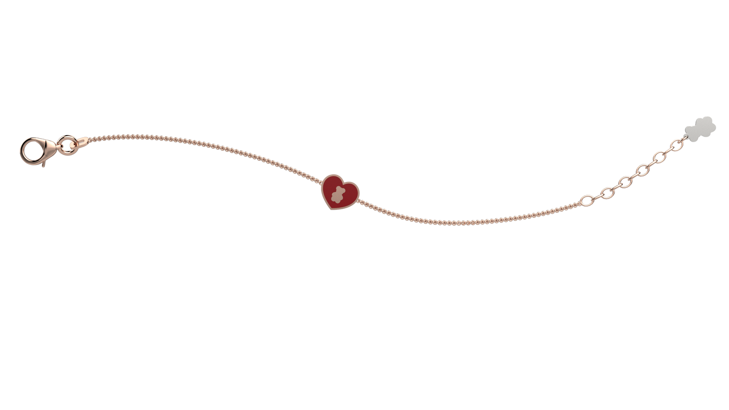 Bracciale con cuore rosso - Nanan official