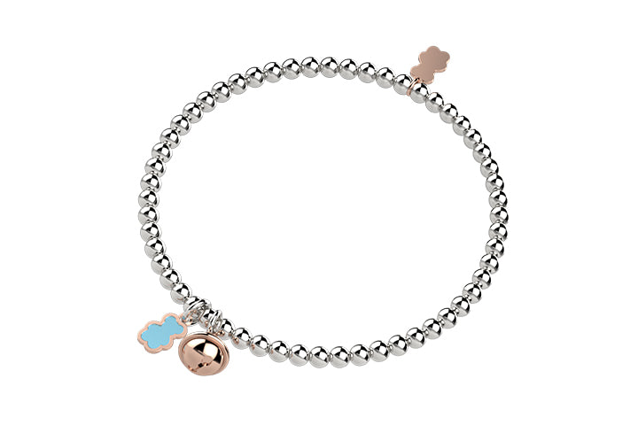 Bracciale con Campanella e Orso Turchese - Nanan official
