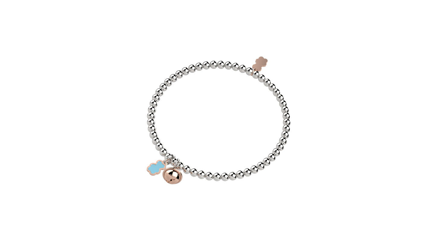 Bracciale con Campanella e Orso Turchese - Nanan official