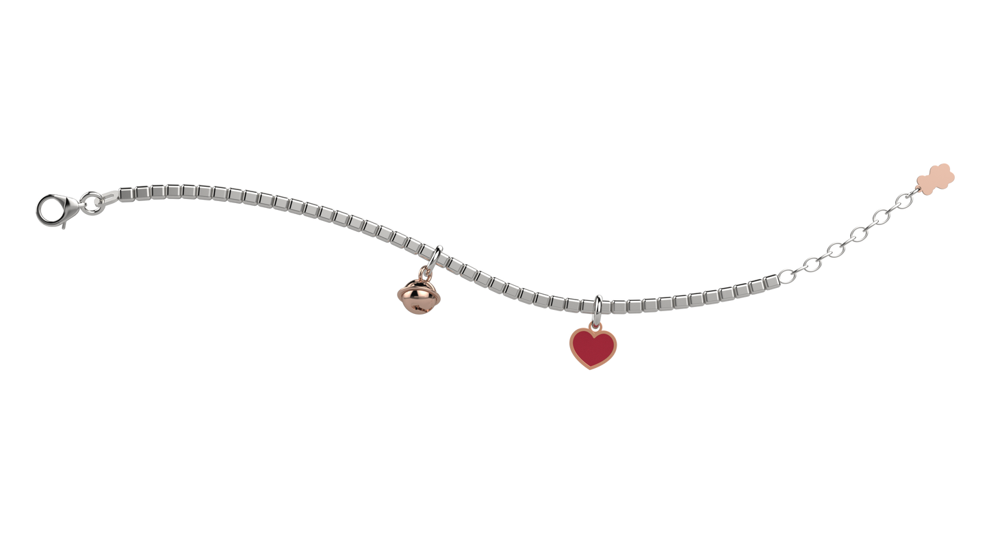Bracciale con Campanella e Cuore - Nanan official