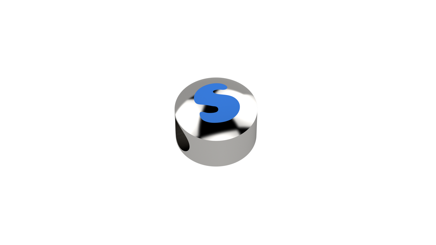 Cursore lettera azzurra S - Ag 925 - Nanan official