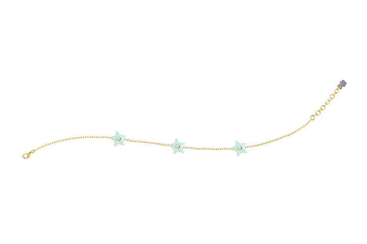 Bracciale Stelle Azzurre Argento-Nanan official