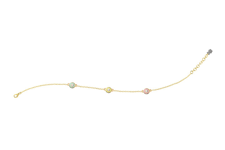 Bracciale Charms Colorati Argento - Nanan official