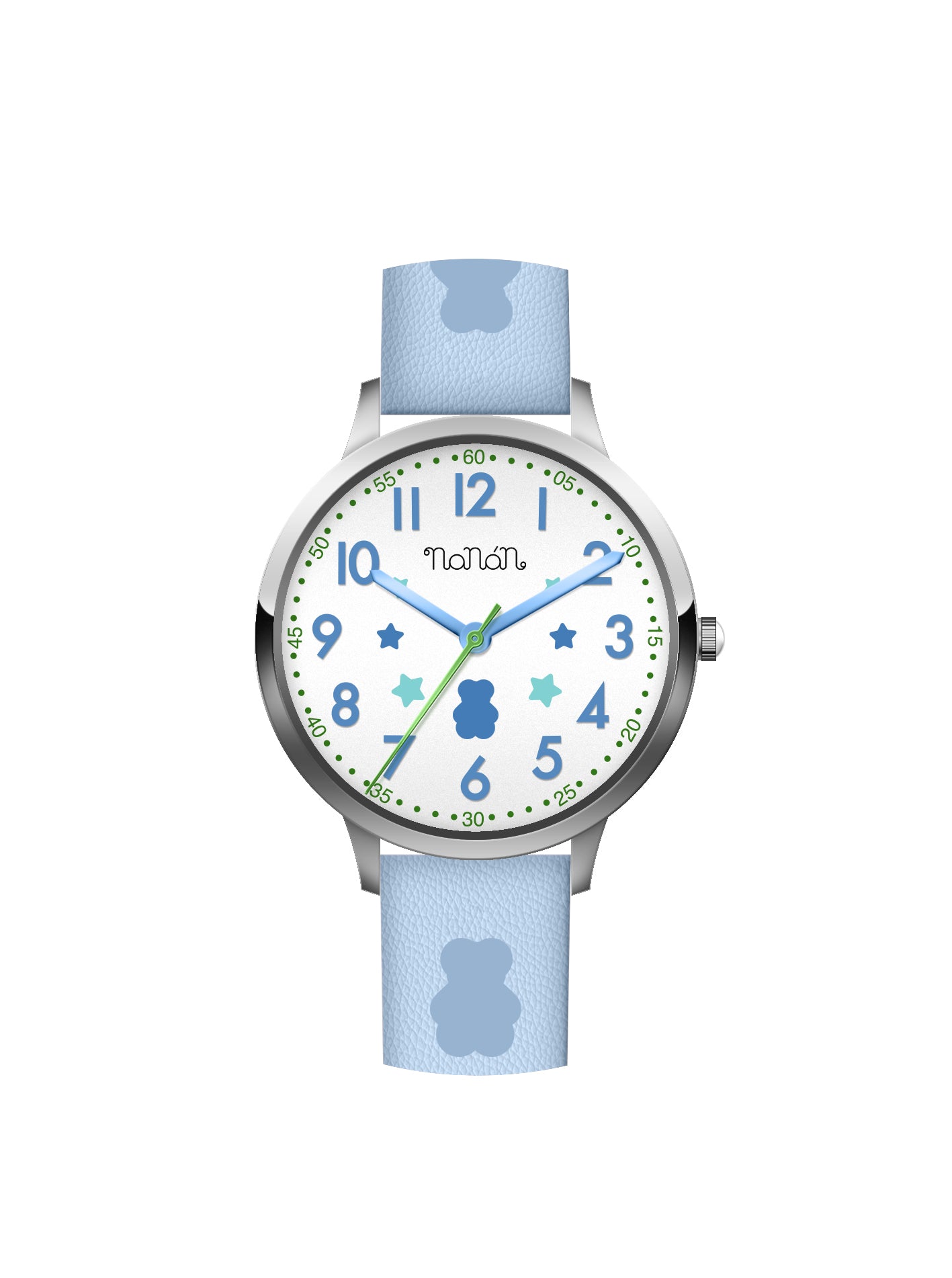 Orologio bambino bianco azzurro - silver - Nanan official