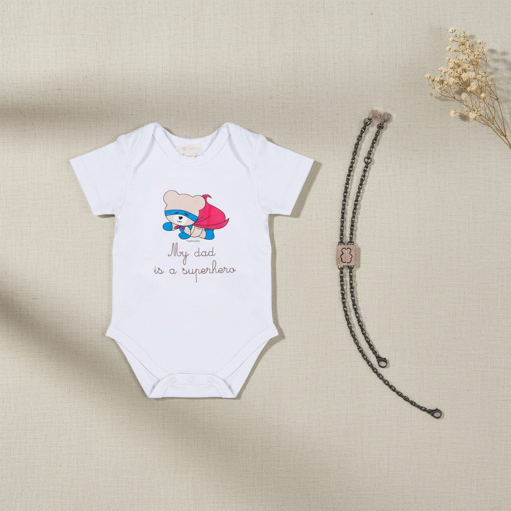 Bracciale divisibile e body "Superhero"-Nanan official
