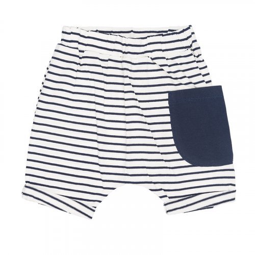 2pcs Set T-shirt with Writing + Shorts Blue_5252