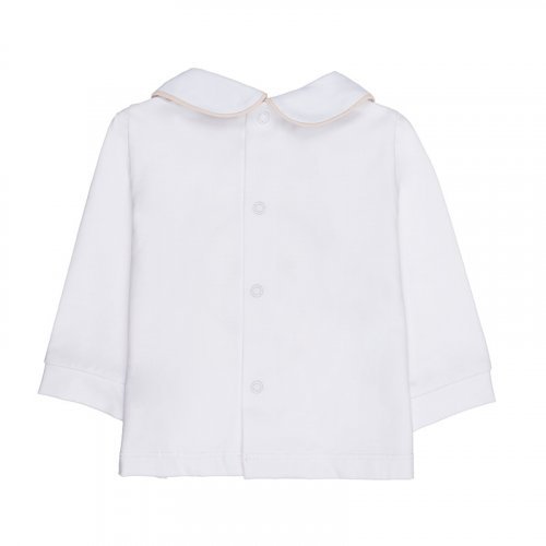 2pcs White Babygro With Collar_8713