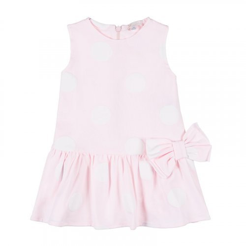 Abito con Balza Pois Rosa_4674